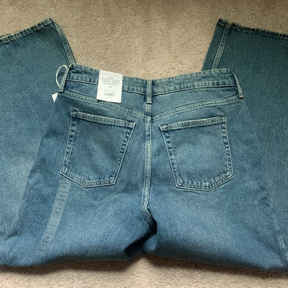Free Assembly - The Super High Crop Wife Straight Jeans Sz 10 - Picture 11 of 11